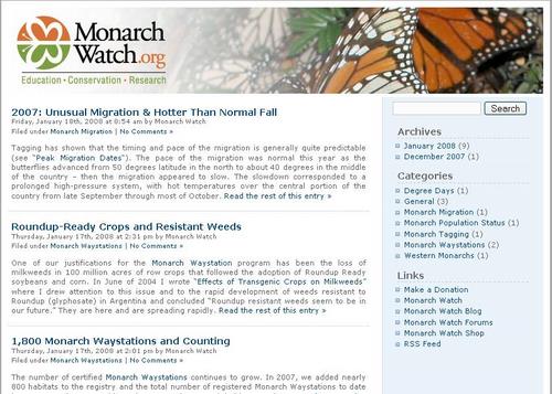 Monarch Watch Blog