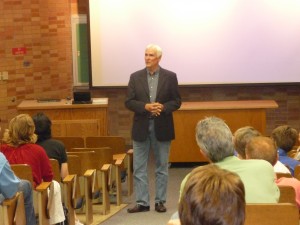 Dr. Jerry Jax discussing the NBAR facility